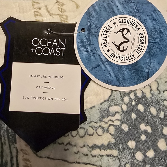 Men's Real Tree - Ocean+Coast Navy Blue Shirt NWT - Picture 5 of 6